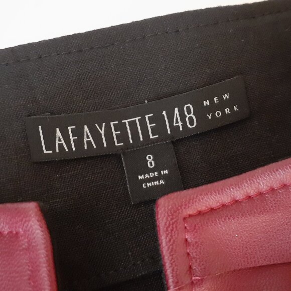 Lafayette 148 Leather Tiered Jacket - Picture 10 of 14